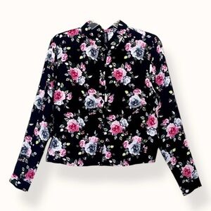 🆕 H&M Floral Button-down Top